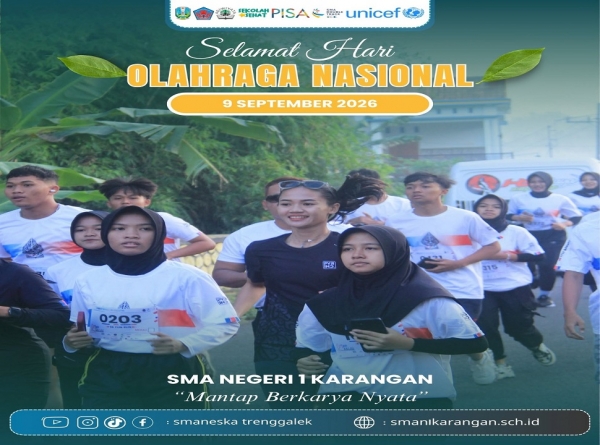 AYO SEMARAKKAN HAORNAS 2026, BERSAMA SMAN 1 KARANGAN
