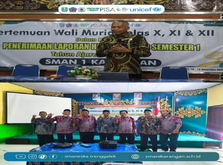 SMAN 1 KARANGAN GELAR PERTEMUAN WALI MURID 18&ndash;19 DESEMBER 2025