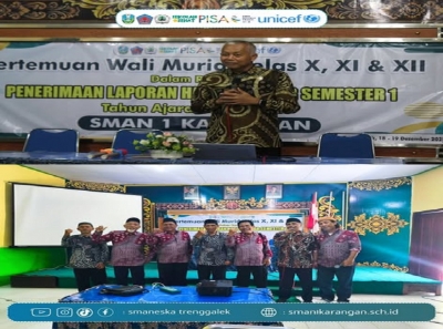 SMAN 1 KARANGAN GELAR PERTEMUAN WALI MURID 18&ndash;19 DESEMBER 2025