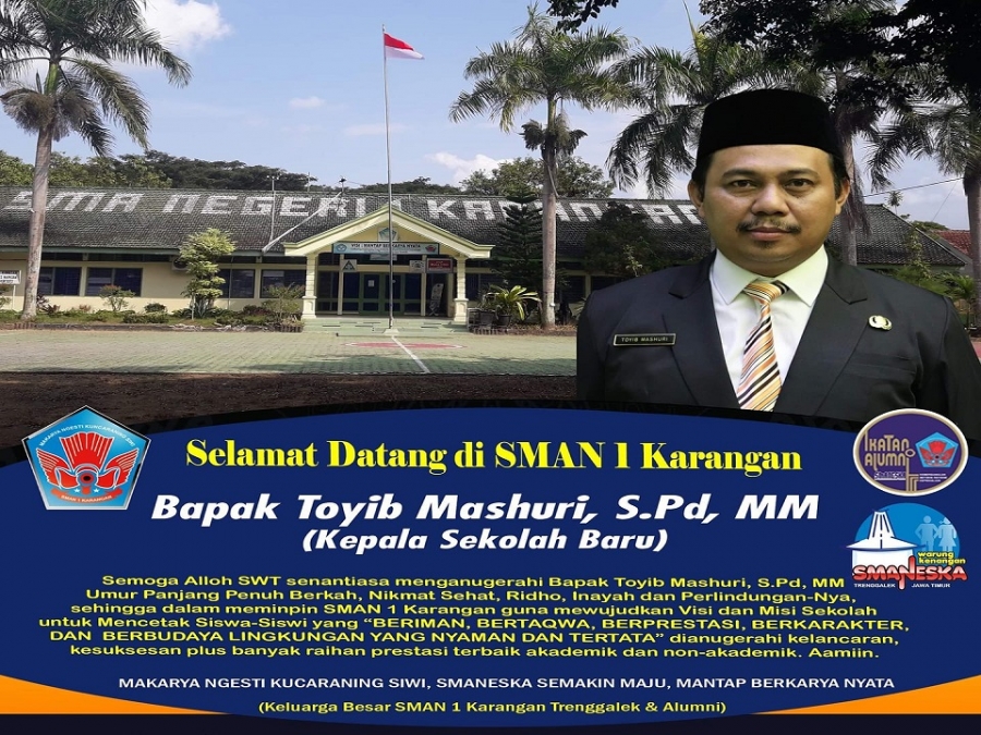 “BAPAK TOYIB MASHURI, S.PD, MM”, KEPALA SEKOLAH BARU