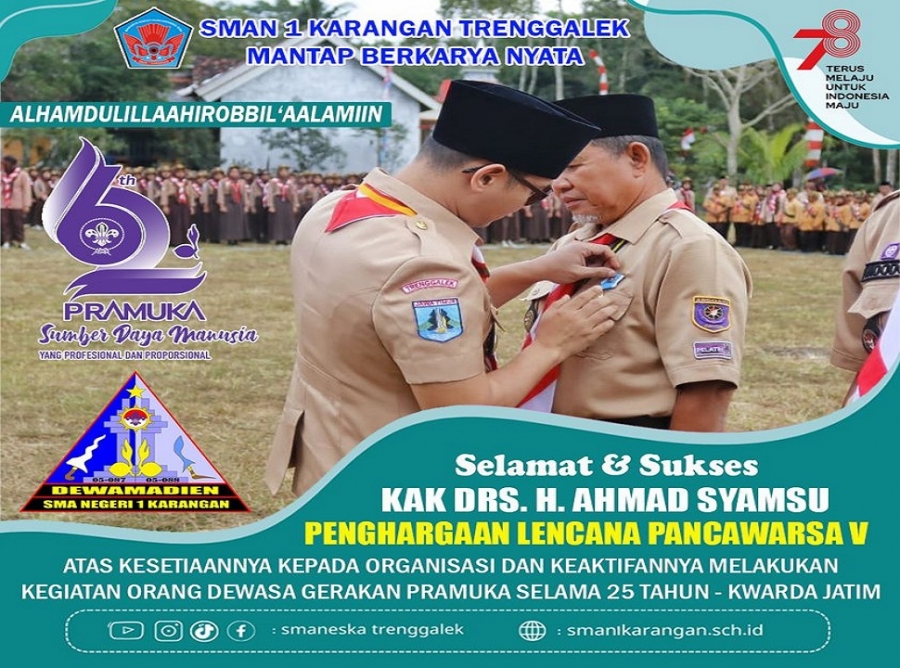 KAK SYAMSU RAIH PENGHARGAAN LENCANA PANCAWARSA V