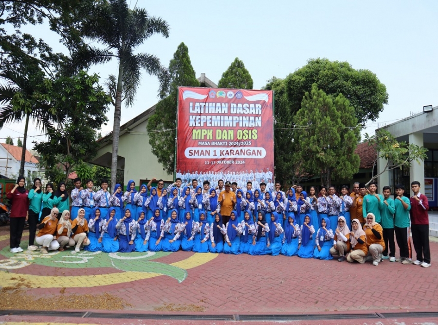 SMAN 1 KARANGAN GELAR LDK MPK &amp; OSIS MASA BHAKTI 2024/2025