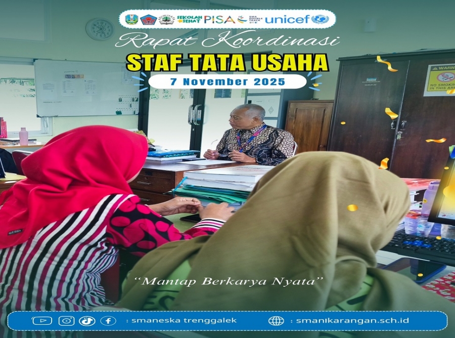 KEPALA SMAN 1 KARANGAN RAPAT KOORDINASI DENGAN PPPK PW
