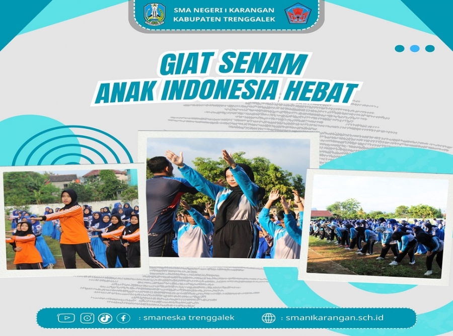 SENAM INDONESIA SEHAT SMAN 1 KARANGAN 6 FEBRUARI 2025