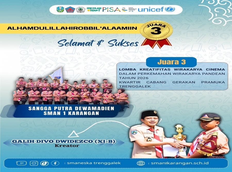 SANGGA PUTRA DEWAMADIEN SMANESKA JUARA 3 LOMBA CINEMA PW