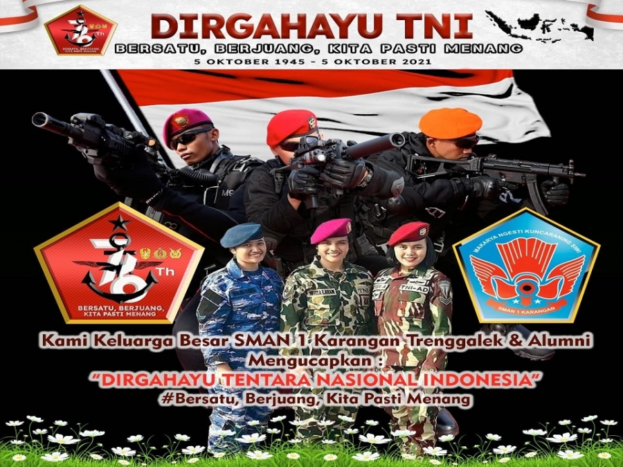 KAMI KELUARGA BESAR SMAN 1 KARANGAN TRENGGALEK &amp; ALUMNI SMANESKA MENGHATURKAN