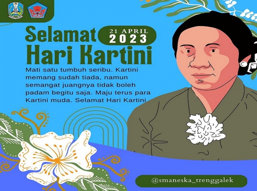 SMAN 1 KARANGAN UCAPKAN SELAMAT HARI KARTINI 21 APRIL 2023