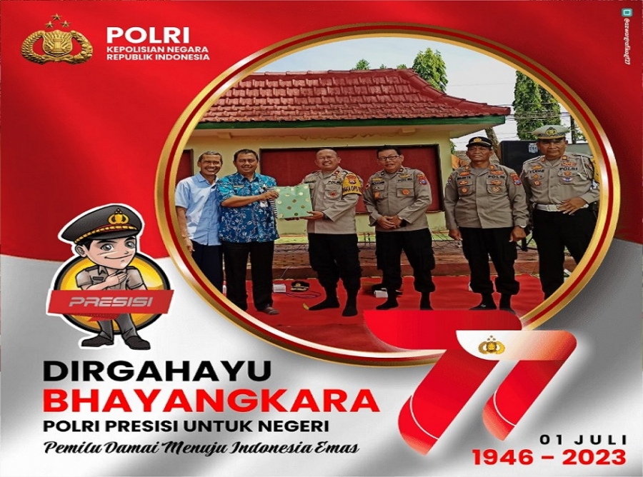 SELAMAT HARI BHAYANGKARA KE-77 1 JULI 2023 (SMANESKA)