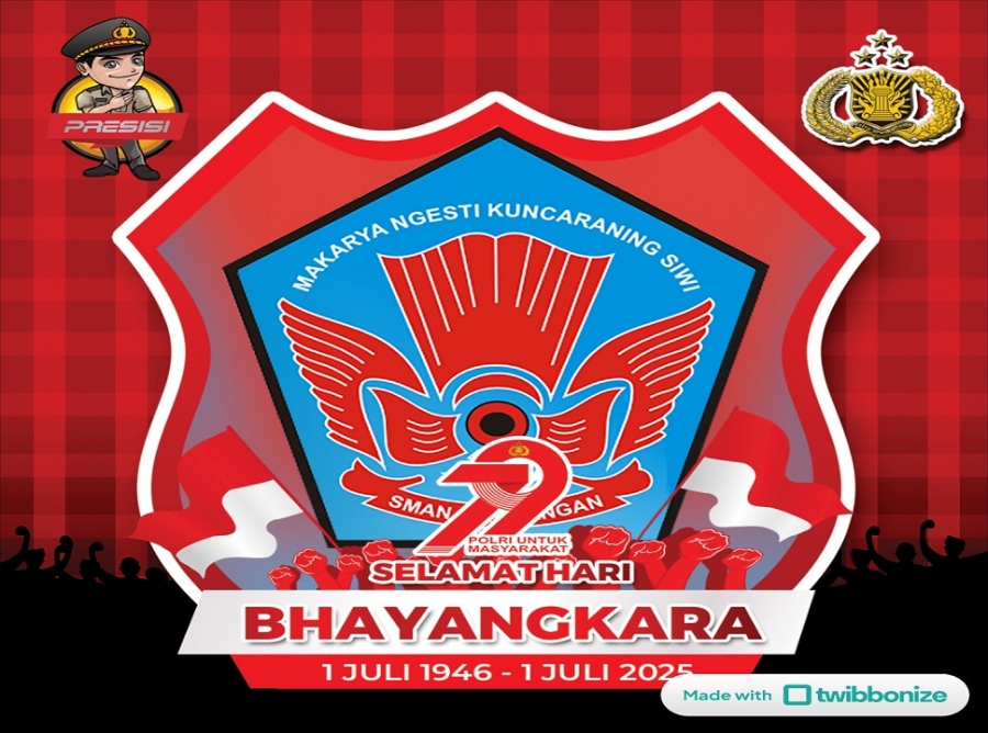 SELAMAT PERINGATI HARI BHAYANGKARA KE-79 1 JULI 2025