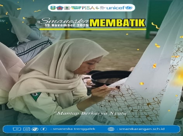 PELATIHAN MEMBATIK SMAN 1 KARANGAN TERUS BERLANJUT