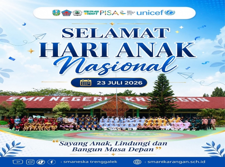 SELAMAT HARI ANAK NASIONAL TAHUN 2026 SMAN 1 KARANGAN