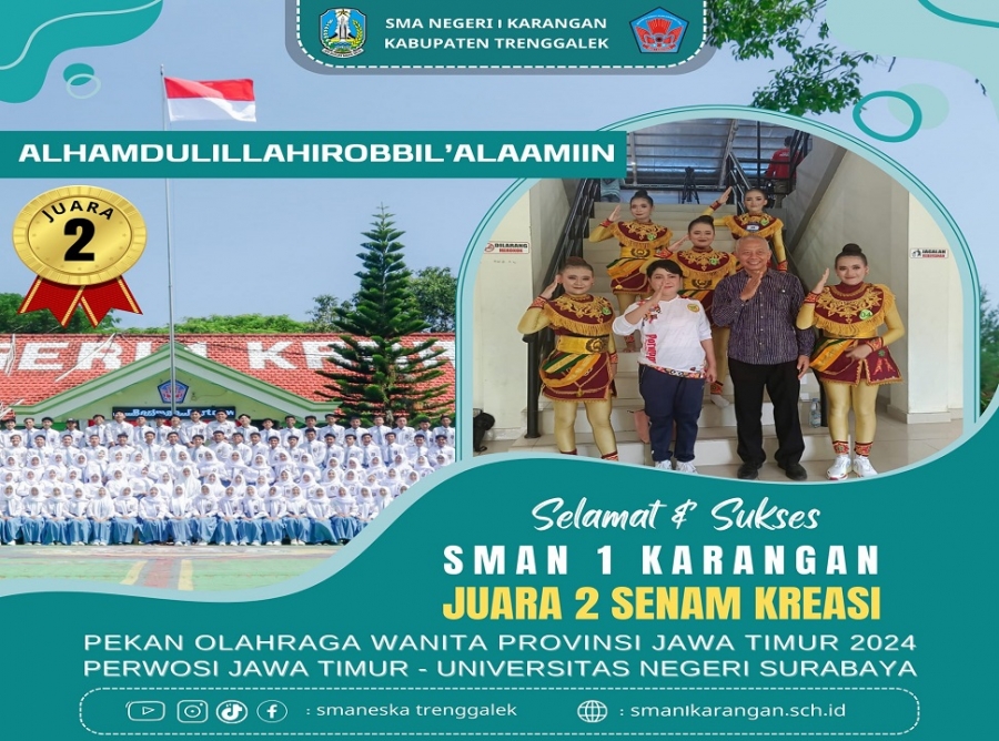 SMANESKA JUARA 2 PORWAPROV KE-1 CABOR SENAM KREASI JAWA TIMUR