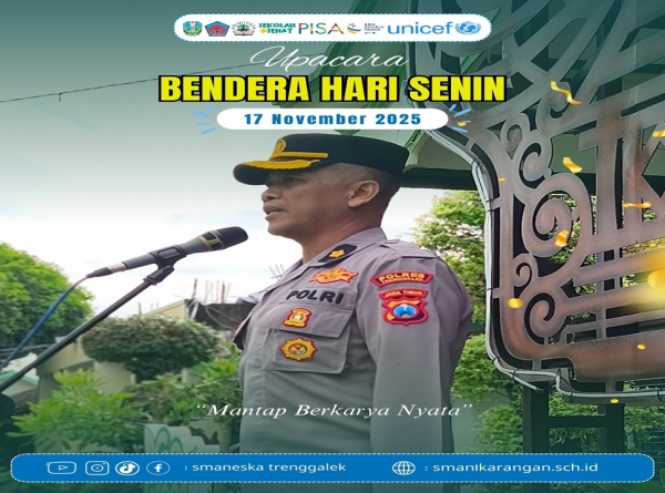 SUYONO, S.H., S.HUM. MENJADI PEMBINA UPACARA DI SMANESKA