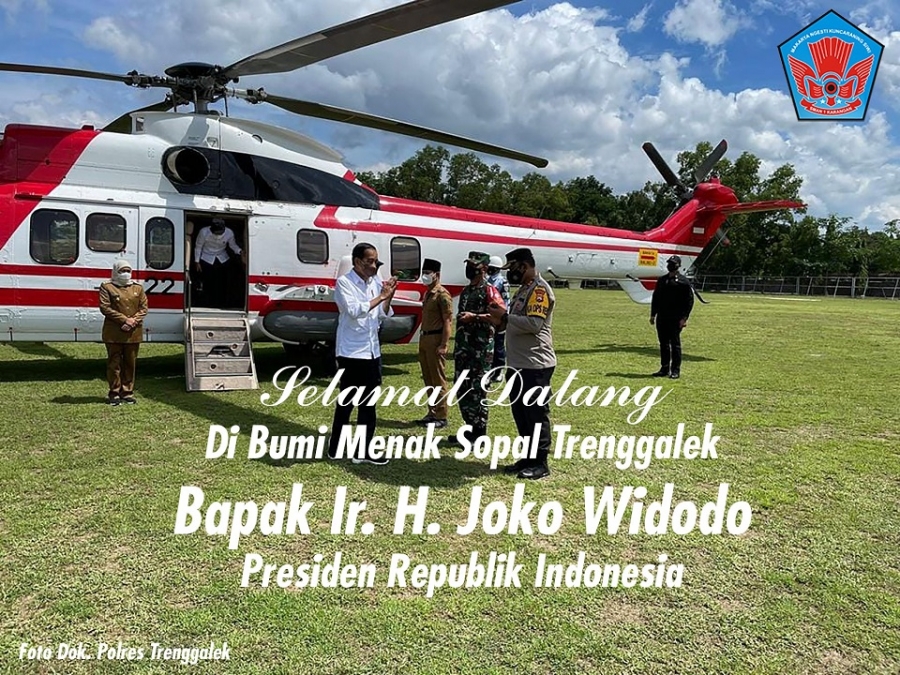 SELAMAT DATANG DI BUMI MENAL SOPAL TRENGGALEK &ldquo;BAPAK IR. H. JOKO WIDODO PRESIDEN REPUBLIK INDONESIA&rdquo;