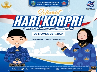 SELAMAT HARI KORPRI 29/11/2024 "KORPRI UNTUK INDONESIA"