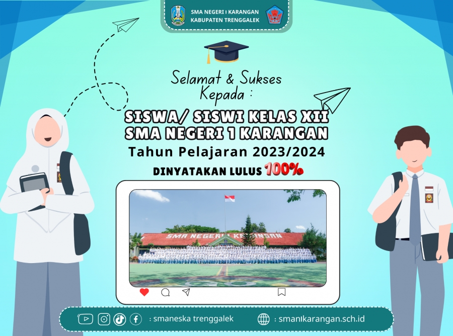 324 SISWA/I KELAS XII SMANESKA DINYATAKAN LULUS 100%