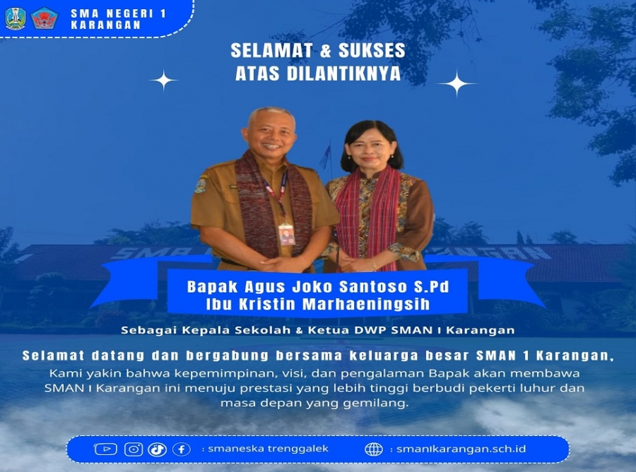 SELAMAT DATANG BAPAK AGUS JOKO DI KELUARGA BESAR SMANESKA