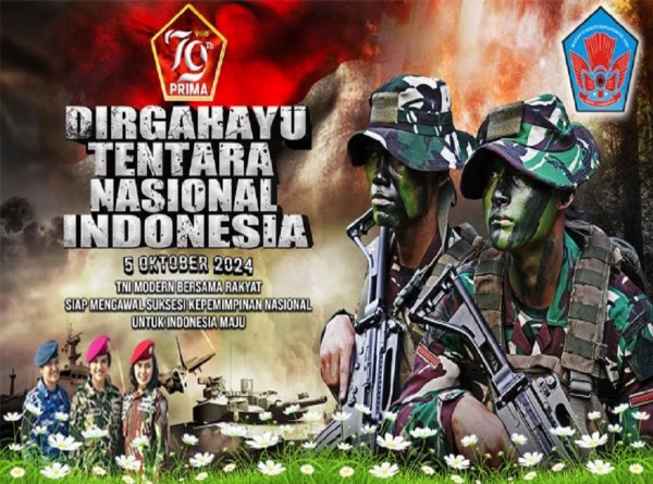 DIRGAHAYU TENTARA NASIONAL INDONESIA (TNI), 5 OKTOBER 2024