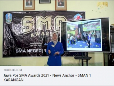 Jawa Pos SMA Awards 2021 - News Anchor - SMAN 1 KARANGAN