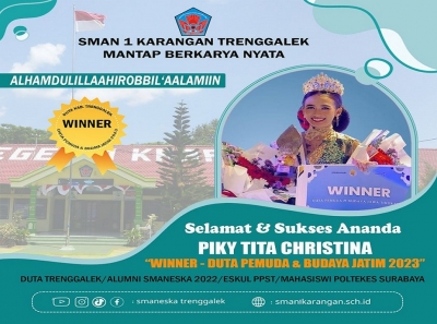 ALUMNI SMANESKA TERPILIH SEBAGAI DUTA PEMUDA DAN BUDAYA JATIM