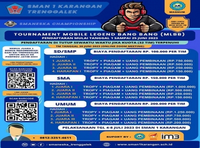 TOURNAMEN MOBILE LEGEND BANG BANG (MLBB) SMAN 1 KARANGAN
