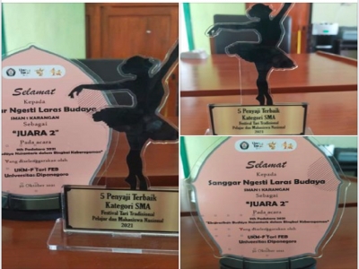 ALHAMDULILLAH TAMBAH 2 KOLEKSI PIALA &ldquo;PRESTASI TINGKAT NASIONAL