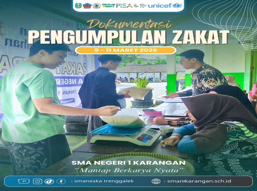 PENGUMPULAN ZAKAT SMAN 1 KARANGAN RAMADHAN 1447 H