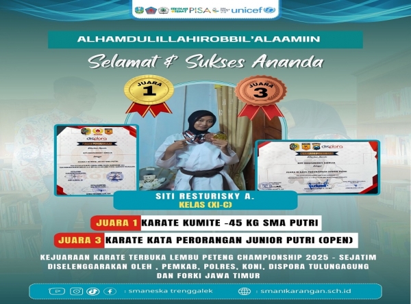 SISWI SMANESKA KEMBALI RAIH JUARA DI TINGKAT JAWA TIMUR