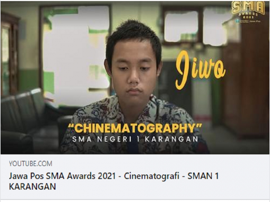 Jawa Pos SMA Awards 2021 - Cinematografi - SMAN 1 KARANGAN