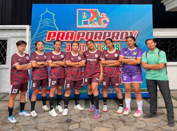 8 ALUMNI SMAN 1 KARANGAN PERKUAT TIM PORPROF (FUTSAL)