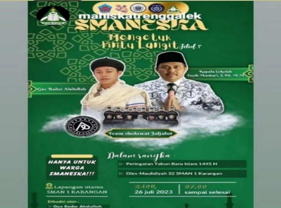 LIVE STREAMING KELUARGA BESAR SMAN 1 KARANGAN TRENGGALEK