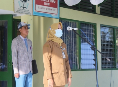 PESAN IBU LULUK WINARNI, S.PD PADA UPACARA BENDERA HARI SENIN