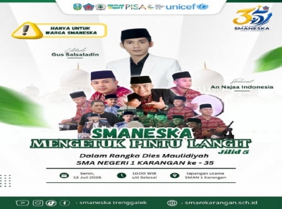 SMAN 1 KARANGAN MENGETUK PINTU LANGIT JILID 5 TAHUN 2026
