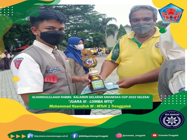 GELARAN SMANESKA CUP TAHUN 2022 TELAH SELESAI