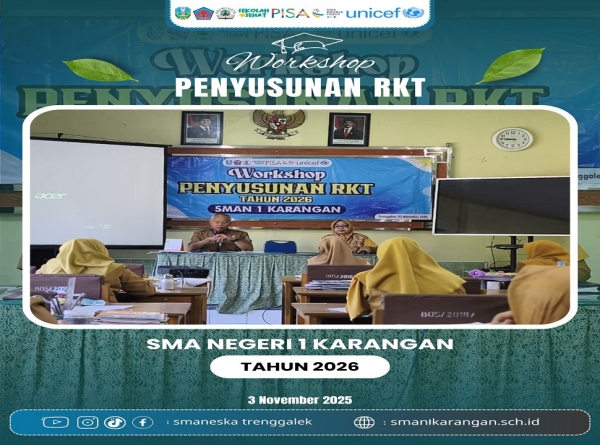 SMAN 1 KARANGAN GELAR WORKSHOP PENYUSUNAN RKT TAHUN 2026