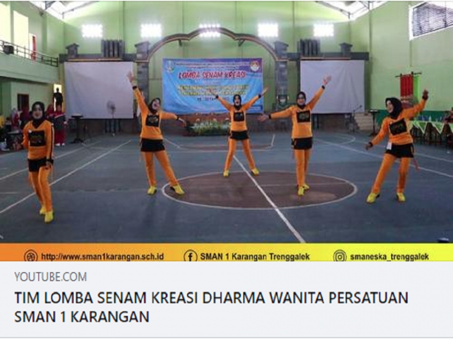 TIM LOMBA SENAM KREASI DWP SMAN 1 KARANGAN