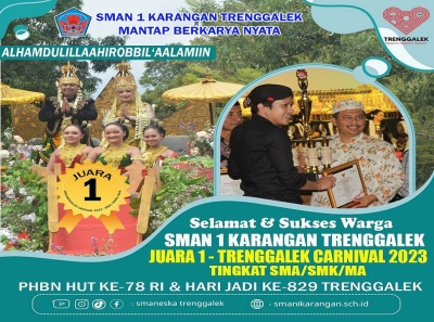 PENYERAHAN PIALA PENGHARGAAN TRENGGALEK CARNIVAL 2023