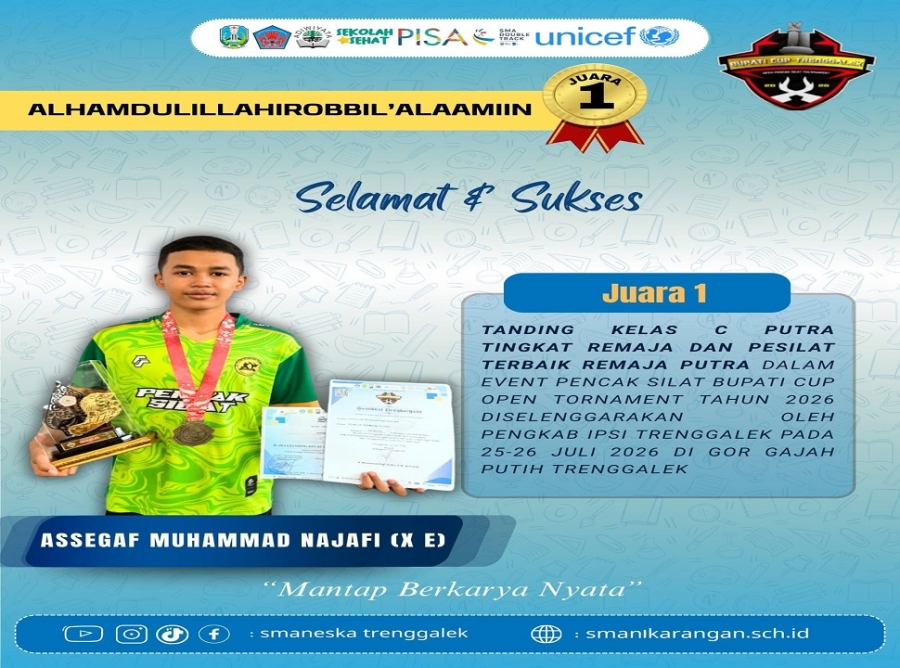 JAFI (X E) SMANESKA RAIH PESILAT TERBAIK TAHUN 2026