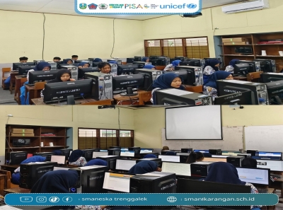 SMAN 1 KARANGAN GEKAR GLADI BERSIH ANBK SELAMA 2 HARI