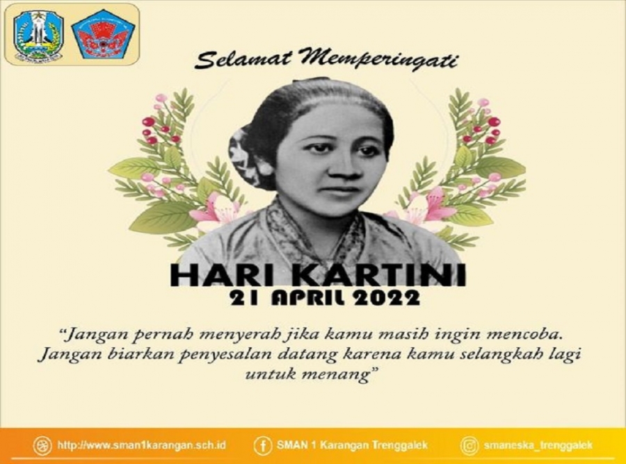 SELAMAT MEMPERINGATI HARI KARTINI, 21 APRIL 2022