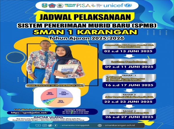 SMANESKA RESMI MEMBUKA PENDAFTARAN MURID BARU