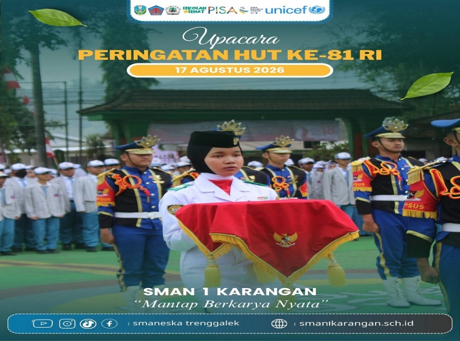 SMAN 1 KARANGAN SUKSES GELAR UPACARA HUT KE-81 (17 AGUSTUS 2026)