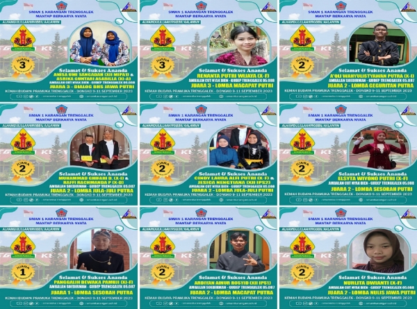 SMANESKA BORONG JUARA PADA KEMAH BUDAYA PRAMUKA KWARCAB T-GALEK