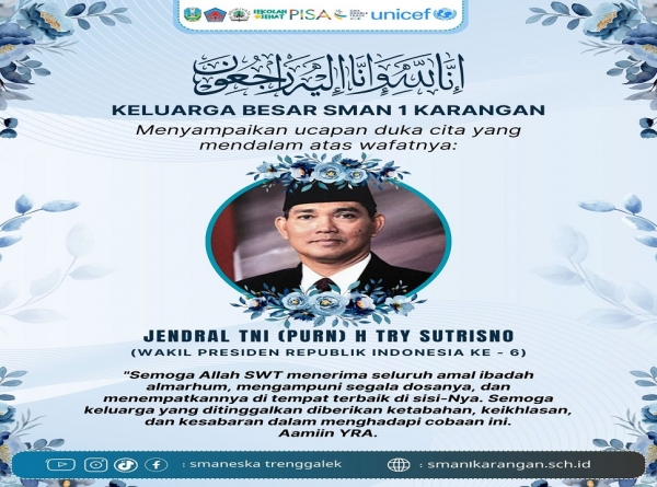 WAKIL PRESIDEN KE-6 RI, H. TRY SUTRISNO, WAFAT 2 MARET 2026