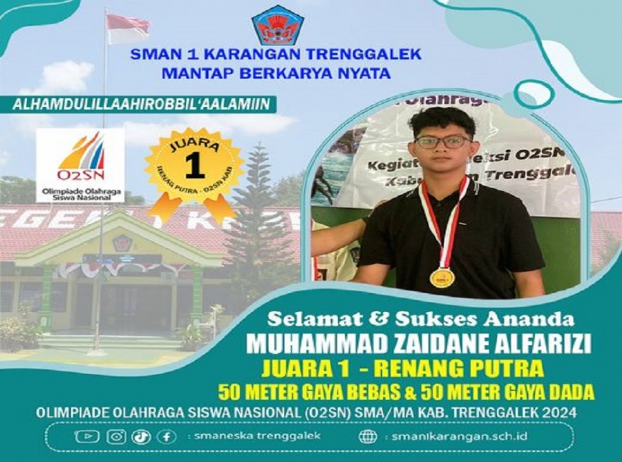 MUHAMMAD Z. A.  RAIH &ldquo;JUARA 1 RENANG PUTRA 02SN 2024
