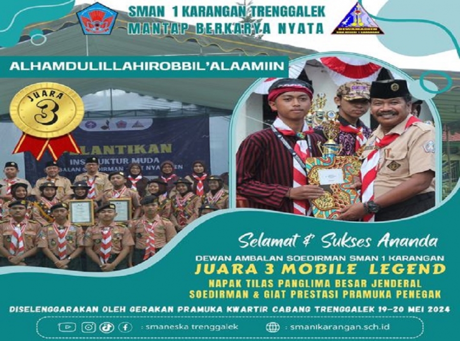 AMBALAN SOEDIRMAN RAIH JUARA 3 ML PADA GIAT PRESTASI