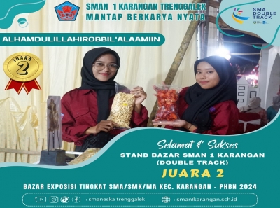DOUBLE TRACK SMANESKA SUKSES BAWA PULANG JUARA 2 BAZAR