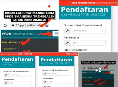 BISMILLAHIRRAHMANIRRAHIM, PPDB SMAN 1 KARANGAN TRENGGALEK 2022 DIMULAI