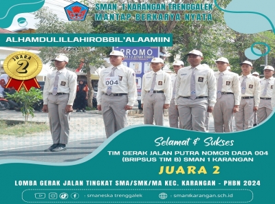 PASUKAN PBB PUTRA SMANESKA NOMOR DADA 004 RAIH JUARA 2
