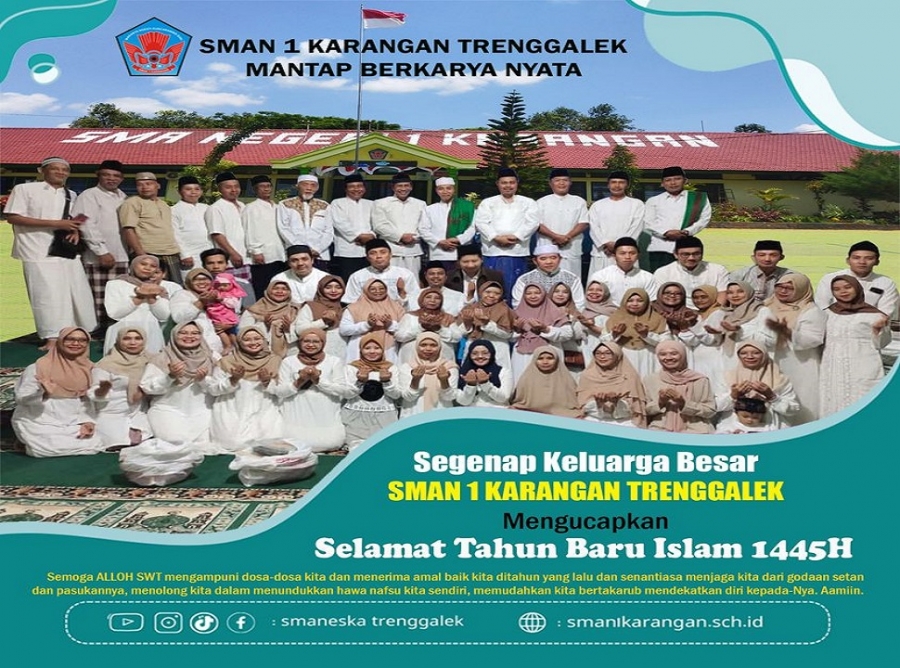 SMAN 1 KARANGAN MENGUCAPKAN SELAMAT TAHUN BARU ISLAM 1445 H